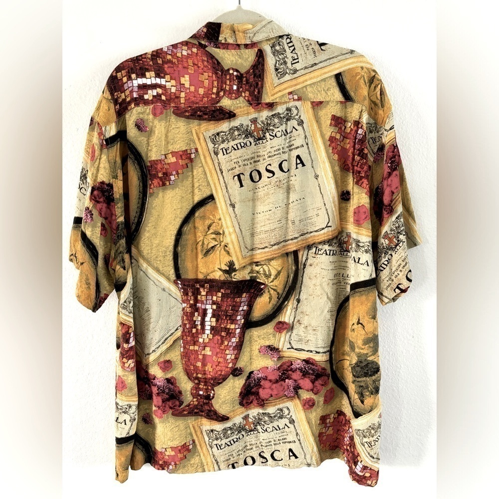 Vintage Jams World Opera Tosca Hawaiian Shirt Large Men - Picture 15 of 15